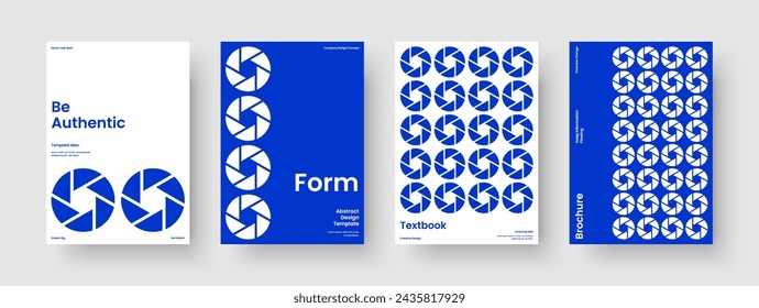 Geometric Business Presentation Layout. Modern Flyer Design. Isolated Background Template. Poster. Book Cover. Brochure. Banner. Report. Advertising. Notebook. Brand Identity. Portfolio. Magazine