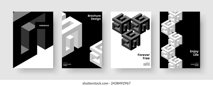 Geometric Business Presentation Layout. Modern Flyer Template. Abstract Poster Design. Banner. Brochure. Book Cover. Report. Background. Magazine. Notebook. Brand Identity. Leaflet. Handbill