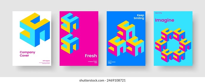 In: Geometric Business Presentation Layout. Modernes Buchcover-Design. Creative Banner Vorlage. Poster. Bericht. Hintergrund. Broschüre. Flyer. Brande Identität. Broschüre. Notebook. Katalog. Newsletter