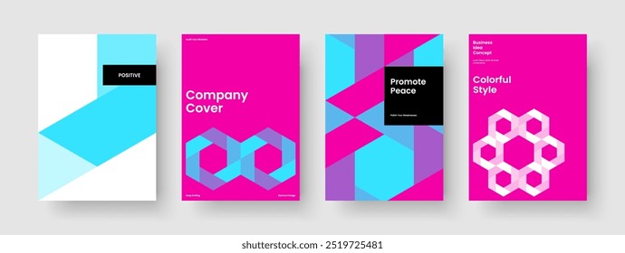 Layout Geométrico Da Apresentação Comercial. Design moderno de pôster. Modelo de Relatório Isolado. Histórico. Capa de Livro. Brochura. Panfleto. Faixa. Revista. Notebook. Boletim informativo. Publicidade. Identidade da marca