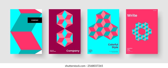 Geometric Business Presentation Layout. Modern Poster Template. Isolated Banner Design. Book Cover. Report. Brochure. Flyer. Background. Newsletter. Journal. Catalog. Brand Identity. Portfolio
