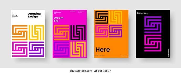 Geometric Business Presentation Layout. Modern Report Template. Isolated Background Design. Flyer. Banner. Brochure. Book Cover. Poster. Handbill. Portfolio. Magazine. Journal. Pamphlet