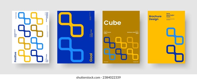 Geometric Business Presentation Template. Abstract Brochure Layout. Isolated Report Design. Poster. Book Cover. Banner. Flyer. Background. Portfolio. Journal. Newsletter. Catalog. Leaflet. Magazine
