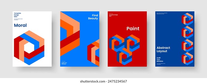 Geometric Business Presentation Template. Abstract Background Layout. Creative Brochure Design. Banner. Poster. Report. Flyer. Book Cover. Portfolio. Newsletter. Catalog. Magazine. Leaflet