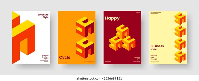 Geometric Business Presentation Template. Abstract Background Design. Creative Brochure Layout. Banner. Flyer. Book Cover. Report. Poster. Newsletter. Advertising. Leaflet. Notebook. Portfolio