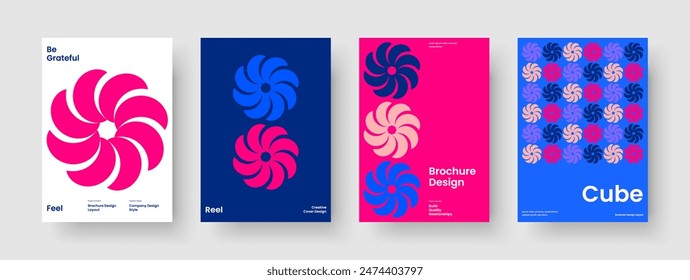 Plantilla de presentación de negocios geométrica. Diseño de informes creativos. Diseño de fondo Abstractas. Volante. Folleto. Portada del libro. Anuncio. Cartel. Handbill. Cartera. Prospecto. Revista. Catálogo