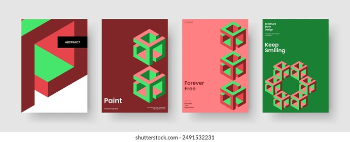 Plantilla de presentación de negocios geométrica. Diseño de Anuncio creativo. Diseño de folleto moderno. Informe. Cartel. Antecedentes. Folleto. Portada del libro. Revista. Prospecto. Folleto. Handbill. Publicidad. Catálogo