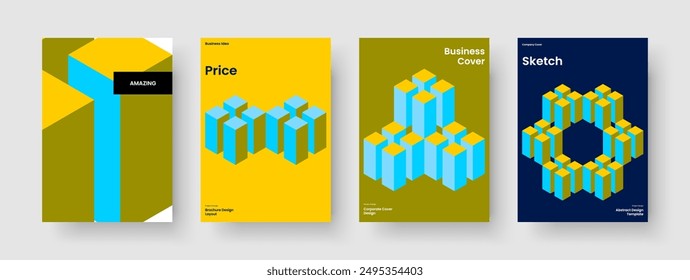 Geometric Business Presentation Template. Creative Report Design. Isolated Flyer Layout. Background. Banner. Poster. Brochure. Book Cover. Brand Identity. Portfolio. Magazine. Pamphlet. Journal