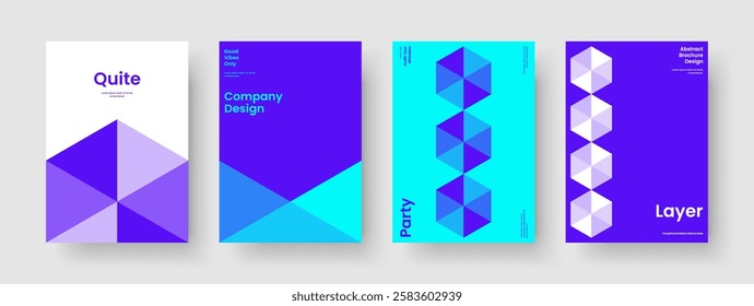 Geometric Business Presentation Template. Creative Banner Design. Abstract Report Layout. Book Cover. Flyer. Poster. Background. Brochure. Handbill. Notebook. Leaflet. Newsletter. Portfolio