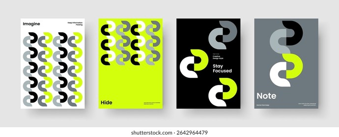Vorlage für geometrische Geschäftspräsentationen. Kreatives Posterdesign. Abstraktes Banner-Layout. Flyer. Buchumschlag. Hintergrund. Bericht. Broschüre. Packungsbeilage. Notebook. Newsletter. Broschüre. Journal