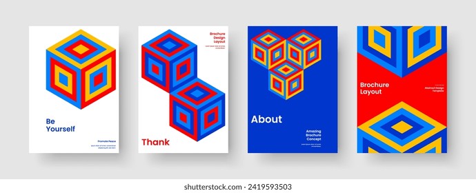 Geometric Business Presentation Template. Isolated Brochure Design. Abstract Report Layout. Background. Flyer. Book Cover. Poster. Banner. Journal. Pamphlet. Portfolio. Leaflet. Handbill. Catalog