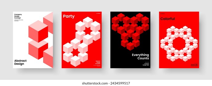 Geometric Business Presentation Template. Isolated Poster Design. Creative Book Cover Layout. Banner. Background. Flyer. Report. Brochure. Leaflet. Handbill. Portfolio. Journal. Magazine. Notebook