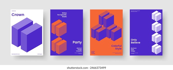 Geometric Business Presentation Template. Isolated Report Design. Modern Banner Layout. Background. Book Cover. Poster. Flyer. Brochure. Brand Identity. Handbill. Notebook. Portfolio. Magazine
