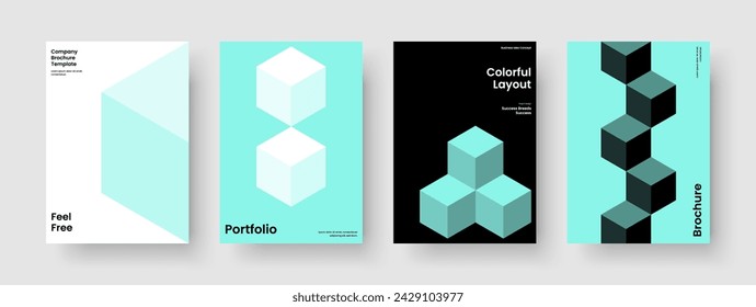 Geometric Business Presentation Template. Modern Report Layout. Isolated Flyer Design. Background. Banner. Poster. Brochure. Book Cover. Newsletter. Journal. Advertising. Notebook. Brand Identity