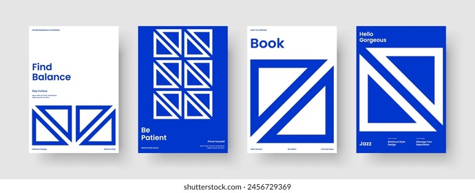 Plantilla de presentación de negocios geométrica. Diseño de folleto moderno. Diseño de informes creativos. Antecedentes. Folleto. Portada del libro. Cartel. Anuncio. Publicidad. Cuaderno. Folleto. Prospecto. Identidad de marca