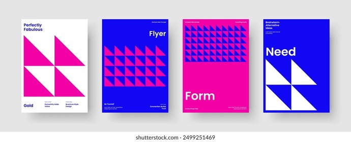 Plantilla de presentación de negocios geométricos. Diseño moderno de folletos. Diseño de portada de libro creativo. Cartel. Antecedentes. Anuncio. Informe. Volante. Diario. Cartera. Folleto. Revista. Identidad de marca