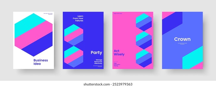 Geometric Business Presentation Template. Modern Report Design. Isolated Background Layout. Banner. Poster. Brochure. Flyer. Book Cover. Leaflet. Brand Identity. Portfolio. Newsletter. Catalog