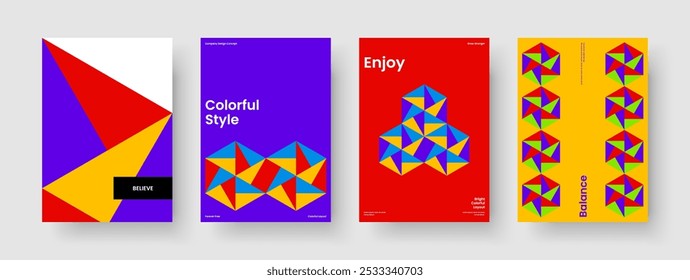 Geometric Business Presentation Template. Modern Background Design. Abstract Flyer Layout. Report. Brochure. Poster. Book Cover. Banner. Journal. Leaflet. Magazine. Pamphlet. Catalog. Newsletter