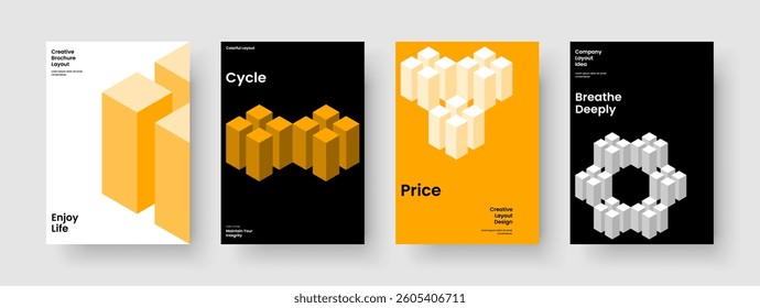 Geometric Business Presentation Template. Modern Book Cover Design. Isolated Flyer Layout. Background. Brochure. Report. Poster. Banner. Brand Identity. Handbill. Catalog. Pamphlet. Leaflet