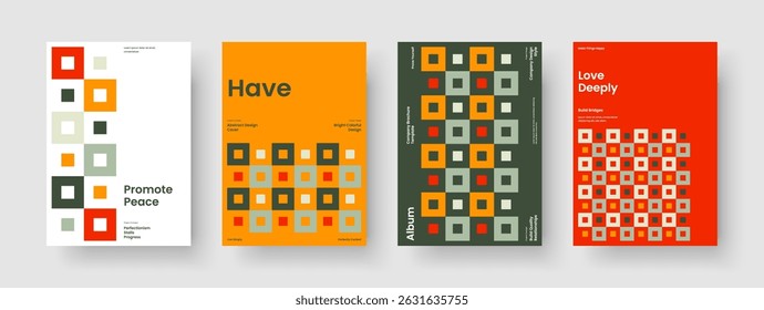 Geometric Business Presentation Template. Modern Background Layout. Isolated Poster Design. Flyer. Book Cover. Report. Banner. Brochure. Catalog. Portfolio. Journal. Advertising. Leaflet