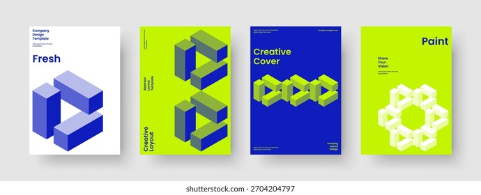 Plantilla de presentación de negocios geométricos. Diseño moderno del folleto. Diseño de Reporte Creativo. Portada de libro. Cartel. Anuncio. Volante. Antecedentes. Manual. Revista. Diario. Catálogo. Identidad de marca