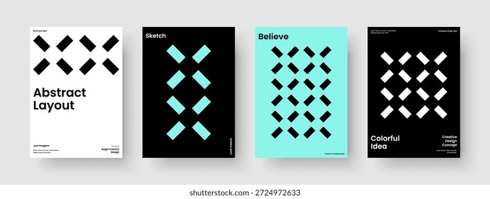 Plantilla de presentación de negocios geométricos. Diseño de Anuncio moderno. Abstractas diseño de carteles. Volante. Informe. Antecedentes. Portada de libro. Folleto. Panfleto. Folleto. Revista. Cuaderno. Publicidad