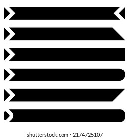 Geometric button, banner rectangle shape with empty, blank space for your message. vector illustration