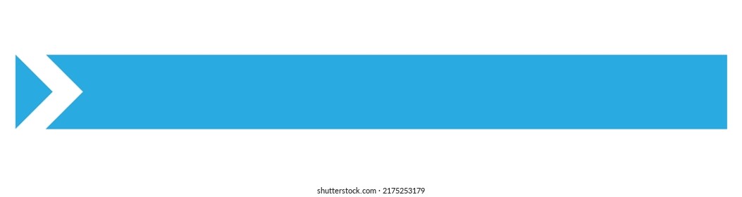 Geometric button, banner rectangle shape with empty, blank space for your message. vector illustration