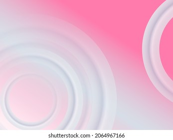 Geometric buttons in neumorphism style. Graphic elements in skeuomorph design. 3d Vector