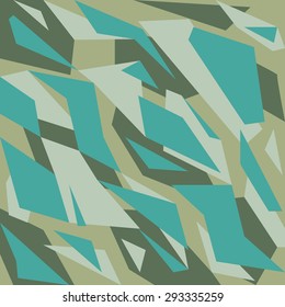 Geometric camouflage pattern background
