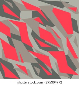 Geometric camouflage pattern background