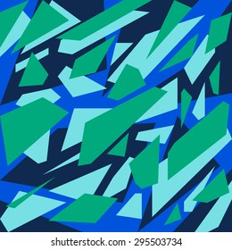 Geometric camouflage pattern background