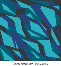 Geometric camouflage pattern background