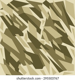 Geometric camouflage pattern background