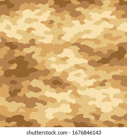 Geometric camouflage seamless pattern. Abstract modern endless trendy camo texture. Fabric and fashion textile print templeate. Vector illustration.