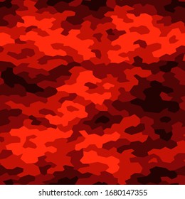Geometric camouflage seamless pattern. Abstract modern endless trendy camo texture. Fabric and fashion textile print templeate. Vector illustration.