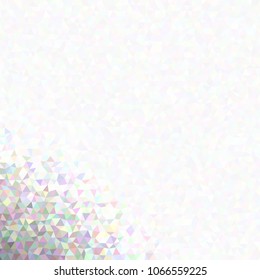 Geometric chaotic triangle background - vector illustration