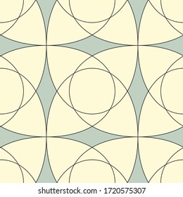 Geometric chekered abstract decorative  vector background. Vector mosaic tiles seamless pattern with  background and geometrical ornament.