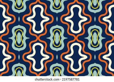 Geometric chevron abstract illustration, bind or to tie off. This refers to the tie-dyeing method used to give textiles their unique vibrancy of design and color.