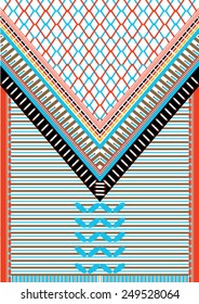 Geometric Chevron Pattern