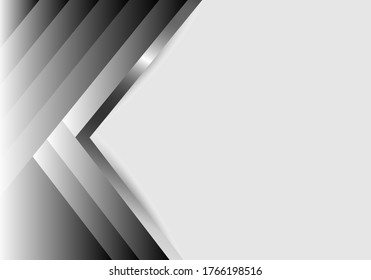 Geometric  chevron stripe pattern background with white color. modern background