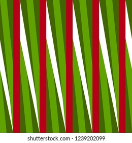 Geometric christmas pattern of colored stripes - vector seamless pattern. Backgrounds for fabric, wallpaper, posters, gift wrapping paper, print for kids, textile. 