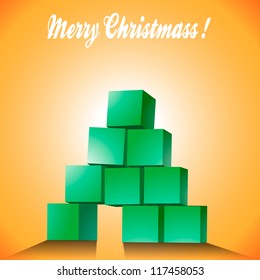 geometric Christmas tree