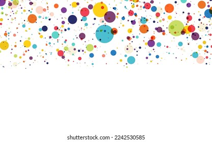Geometric circle abstract background. Dotted texture