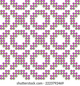 geometric circle background.seamless abstract pattern Circle and square geometric vector.XO table format.Illustration on white background.Illustration of wrapping paper.Wallpaper postcard.tile patter