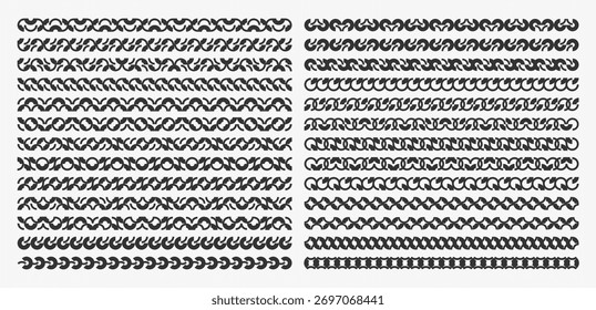 Conjunto de diseño de divisor abstracto de curva de círculo geométrico