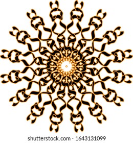 Geometric circle design vector for art decoration 
