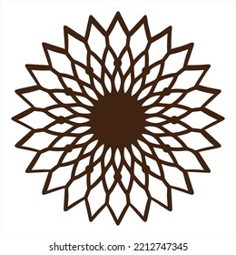 Geometric Circle Design Vector Art