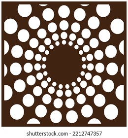 Vektorkunst des geometrischen Circle Design