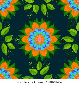 Geometric circle element in glod colors. 